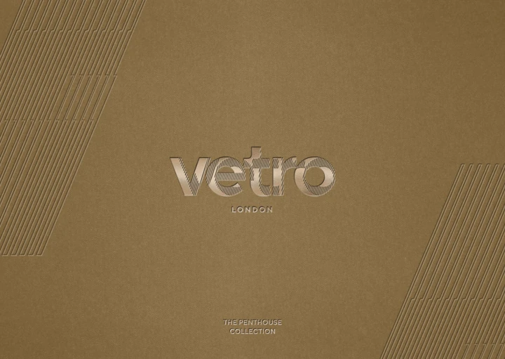Vetro — The penthouse collection brochure cover