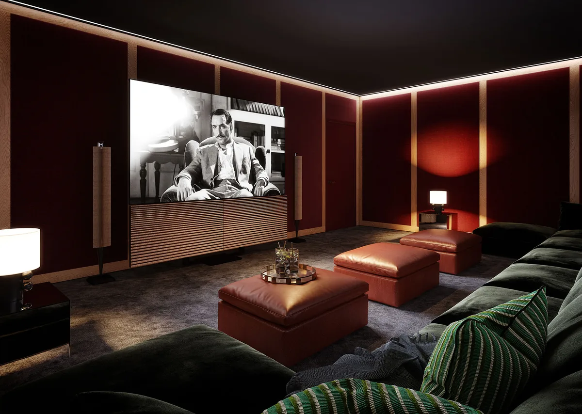 Hurlingham Waterfront · Cinema design — architectural visualisation