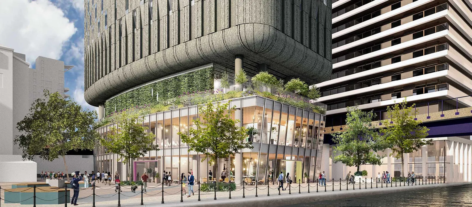 One South Quay architectural visualisation